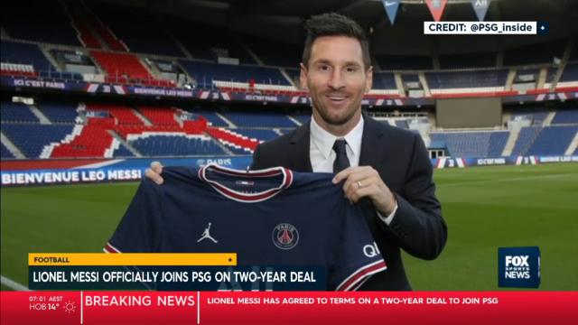 MESSI JOINS PSG WITH BARCELONA LEGACY 