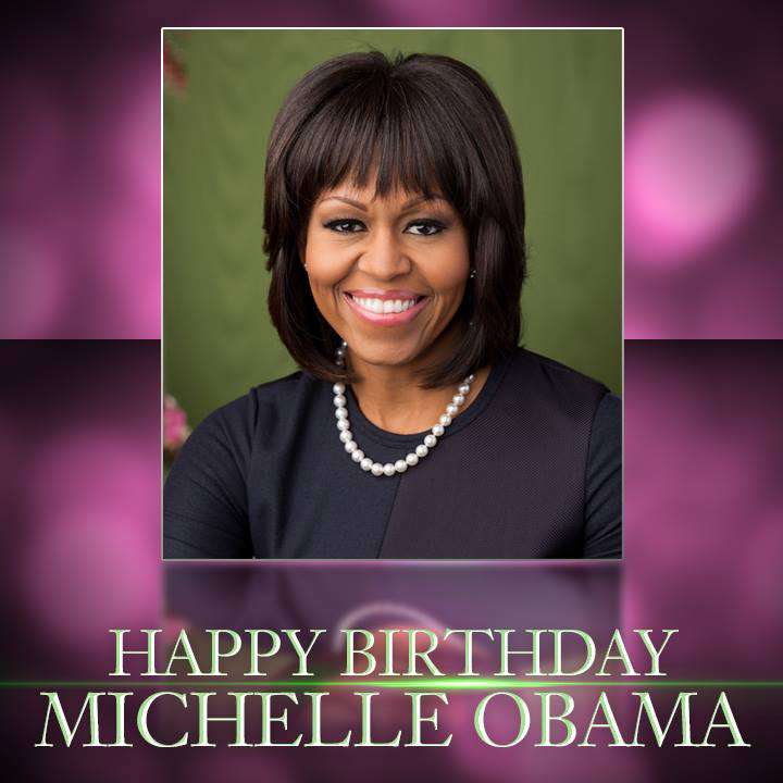 Michelle Obama’s Birthday Wishes Images download