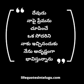 Brother Quotes In Telugu