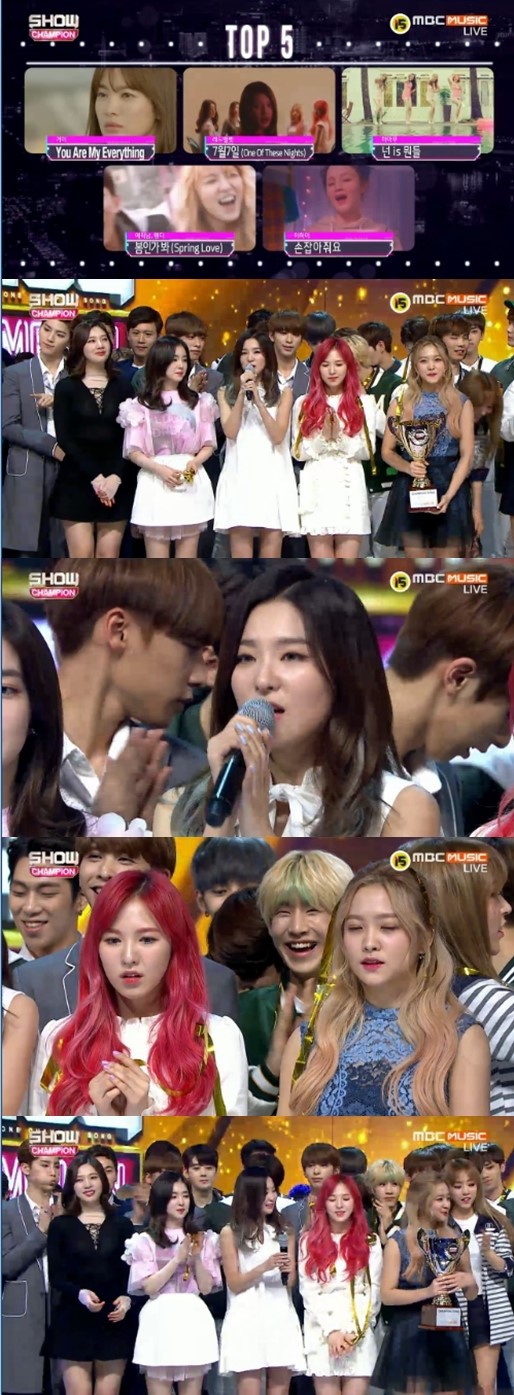 Red Velvet wins #1 on 'Show Champion'