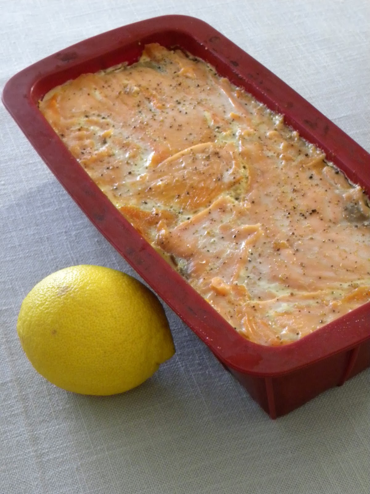 Vadrouilles gourmandes Terrine aux 2 saumons, poireaux et curry