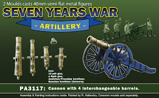 Seven Years War Artillery Cannon mould from Prince August