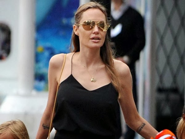 Angelina Jolies Nipples Hottest Naked Boobs