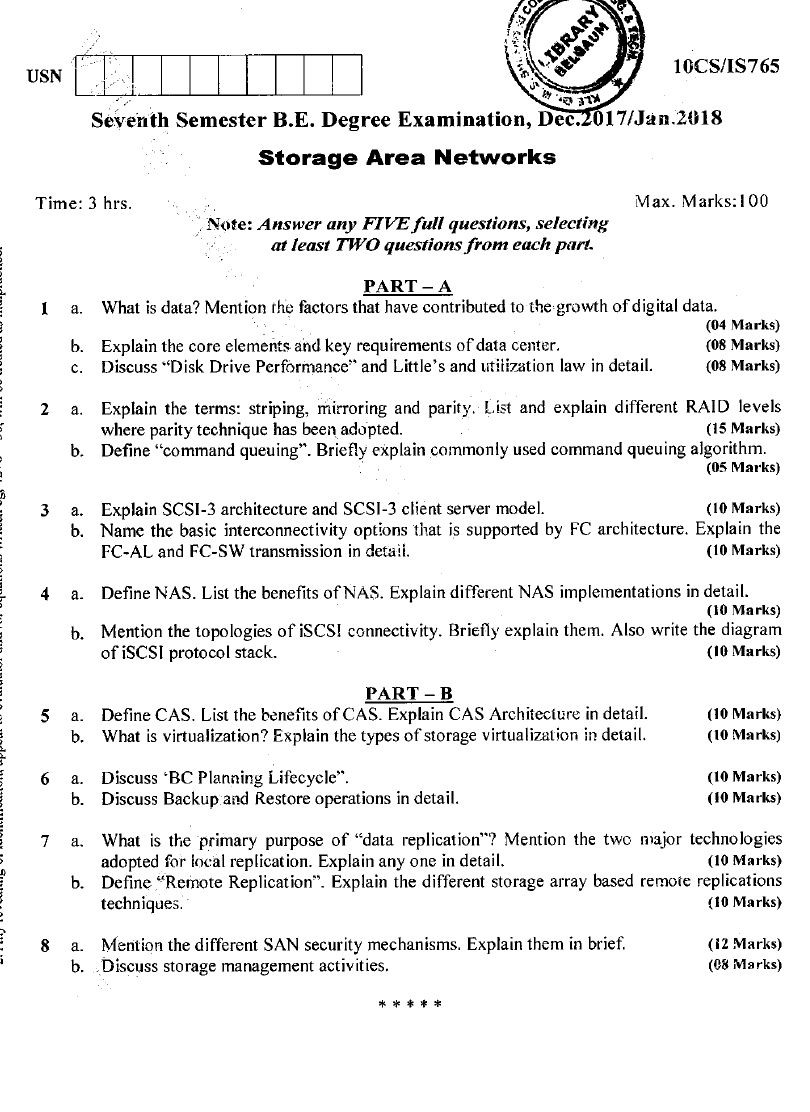 Visvesvaraya Technological University B.E. COMPUTER SCIENCE (CBCS