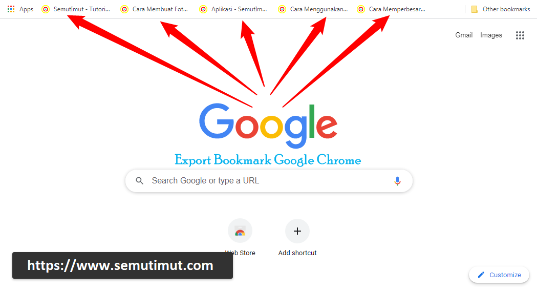 Cara Export Bookmark Google Chrome (+Import ke Firefox) SemutImut Tutorial Hp dan Komputer