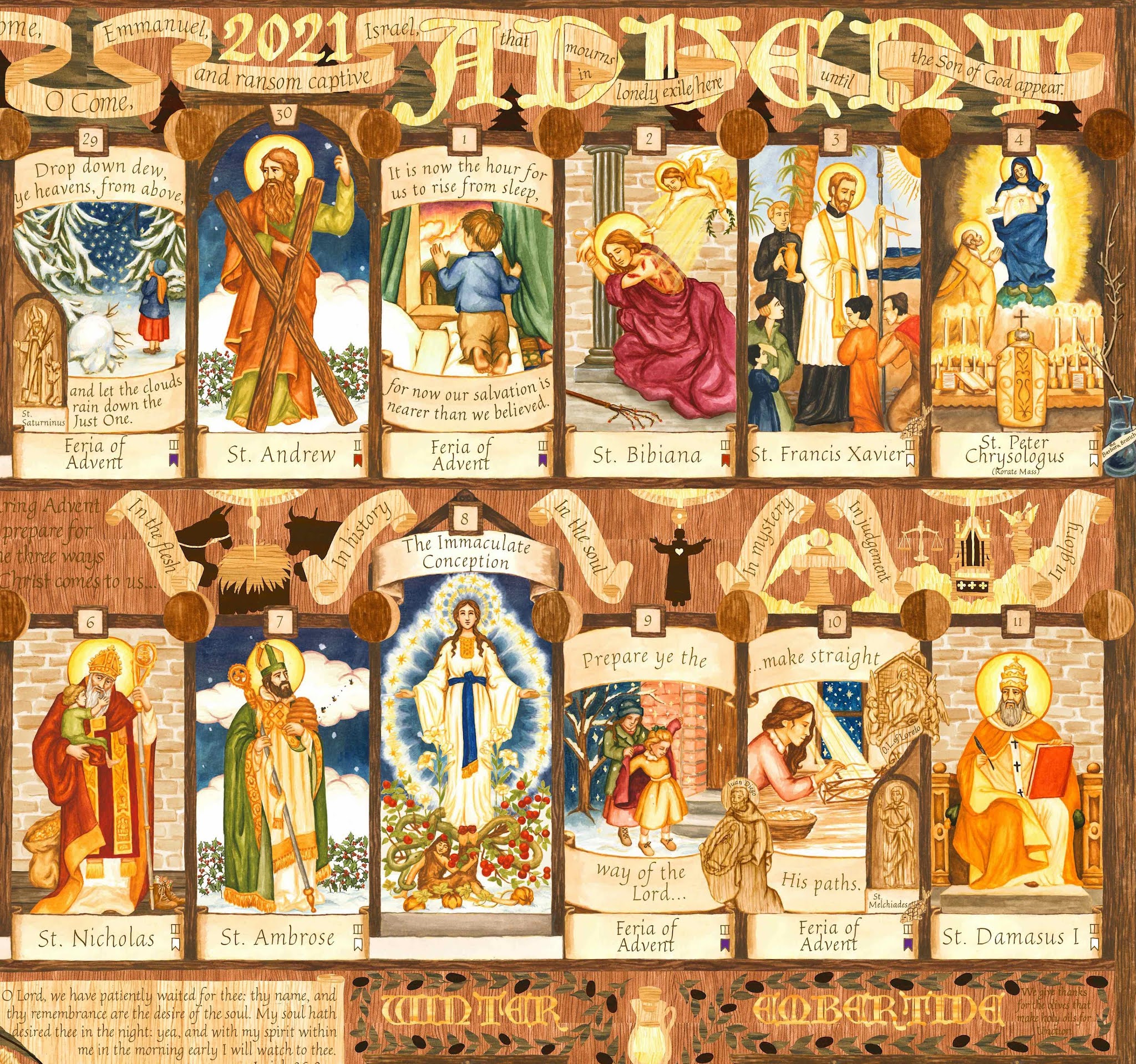 RORATE CÆLI: The Illustrated Liturgical Year Calendar Beautiful New RORATE CÆLI: The Illustrated Liturgical Year Calendar Beautiful New