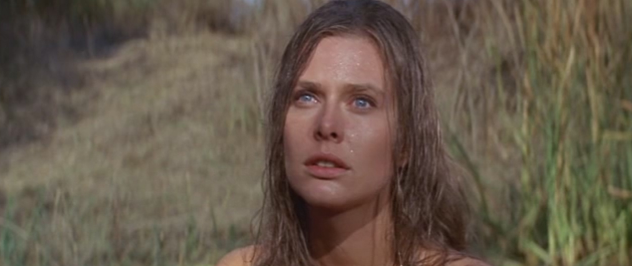 Zebradelic Rosemary Forsyth in The War Lord