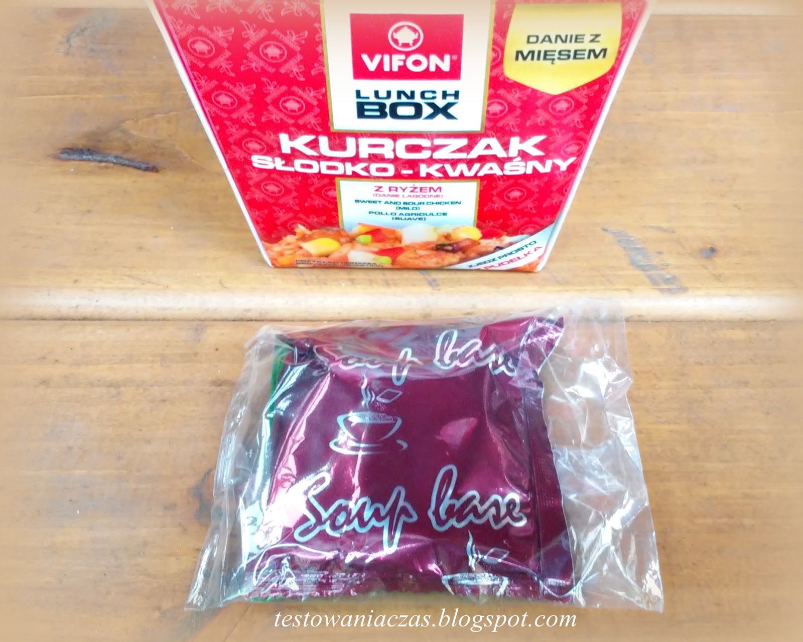 VIFON Lunch Box kurczak słodkokwaśny z ryżem testowaniaczas