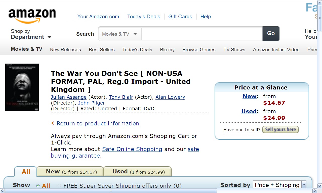 Hegemony The War You Don't See film by John Pilger