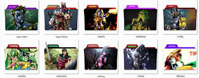 Folder Icons of Raj Comics Heroes Part-2