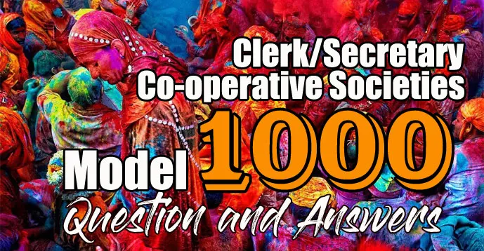Download Clerk Co-operative Societies Model Questions | Kerala PSC GK