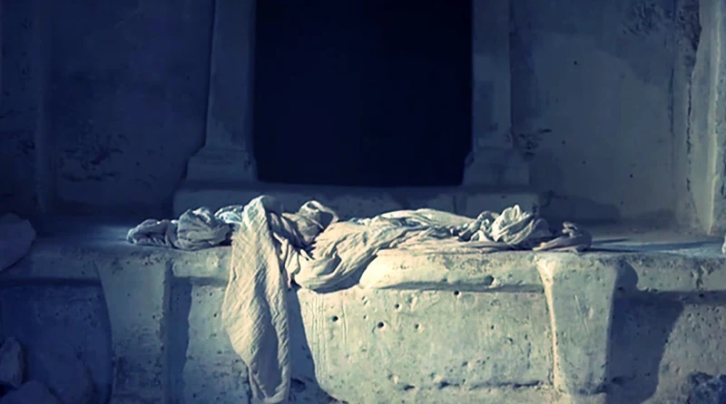 Qual é o significado do lenço dobrado no túmulo de Jesus depois da ressurreição?