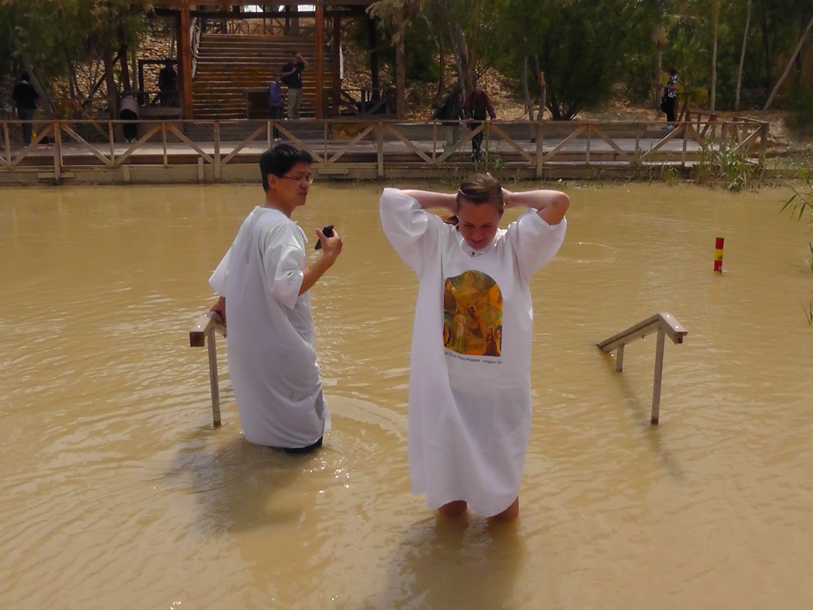 Mount Zion 2012 Baptism in the Jordan River! come see what it is like...