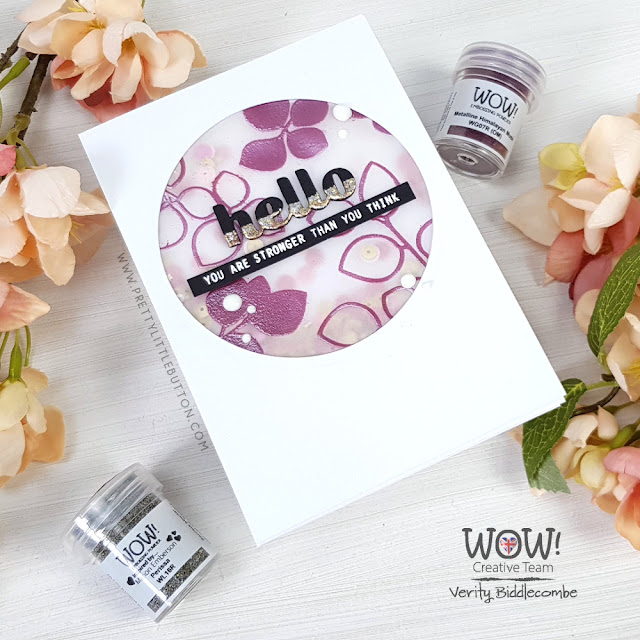 Three ways to use heat embossed vellum
