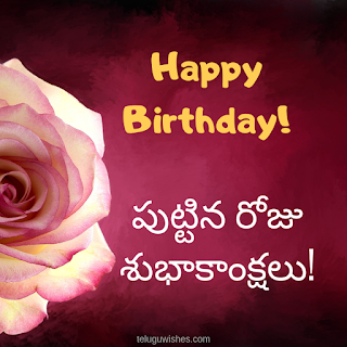 Birthday Wishes In Telugu