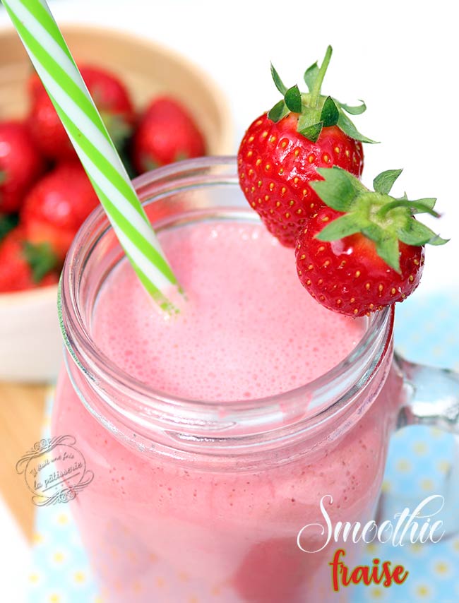 Smoothie fraise recette facile