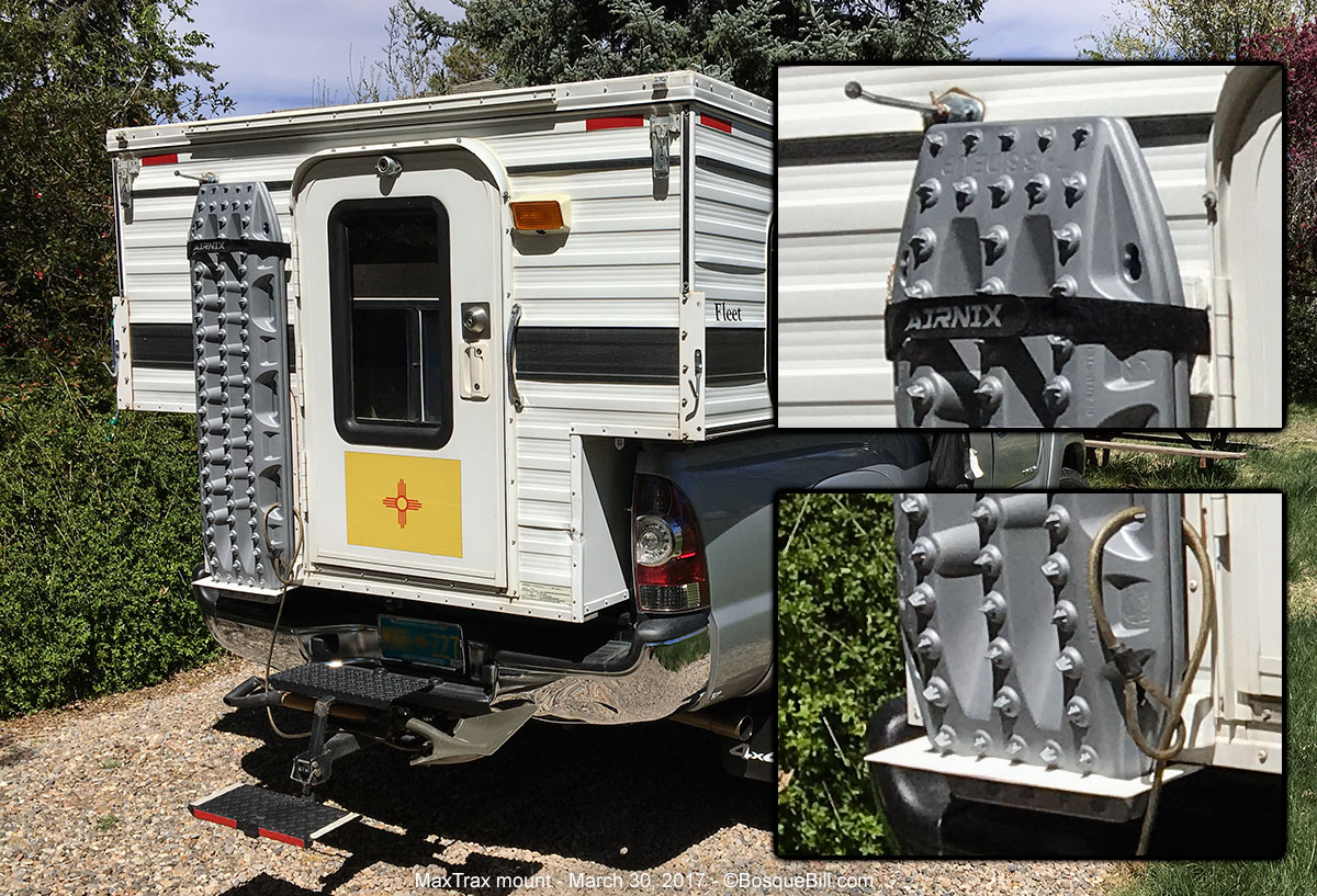 Bosque Bill's Backroads MaxTrax Camper Mount March 2017