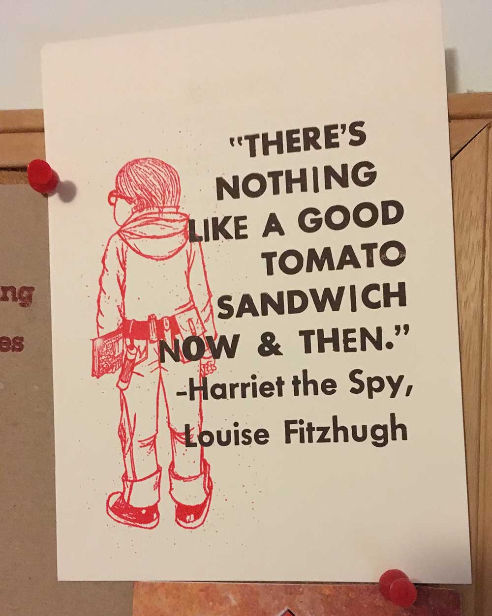 Daughter Number Three Culinary Advice from Harriet