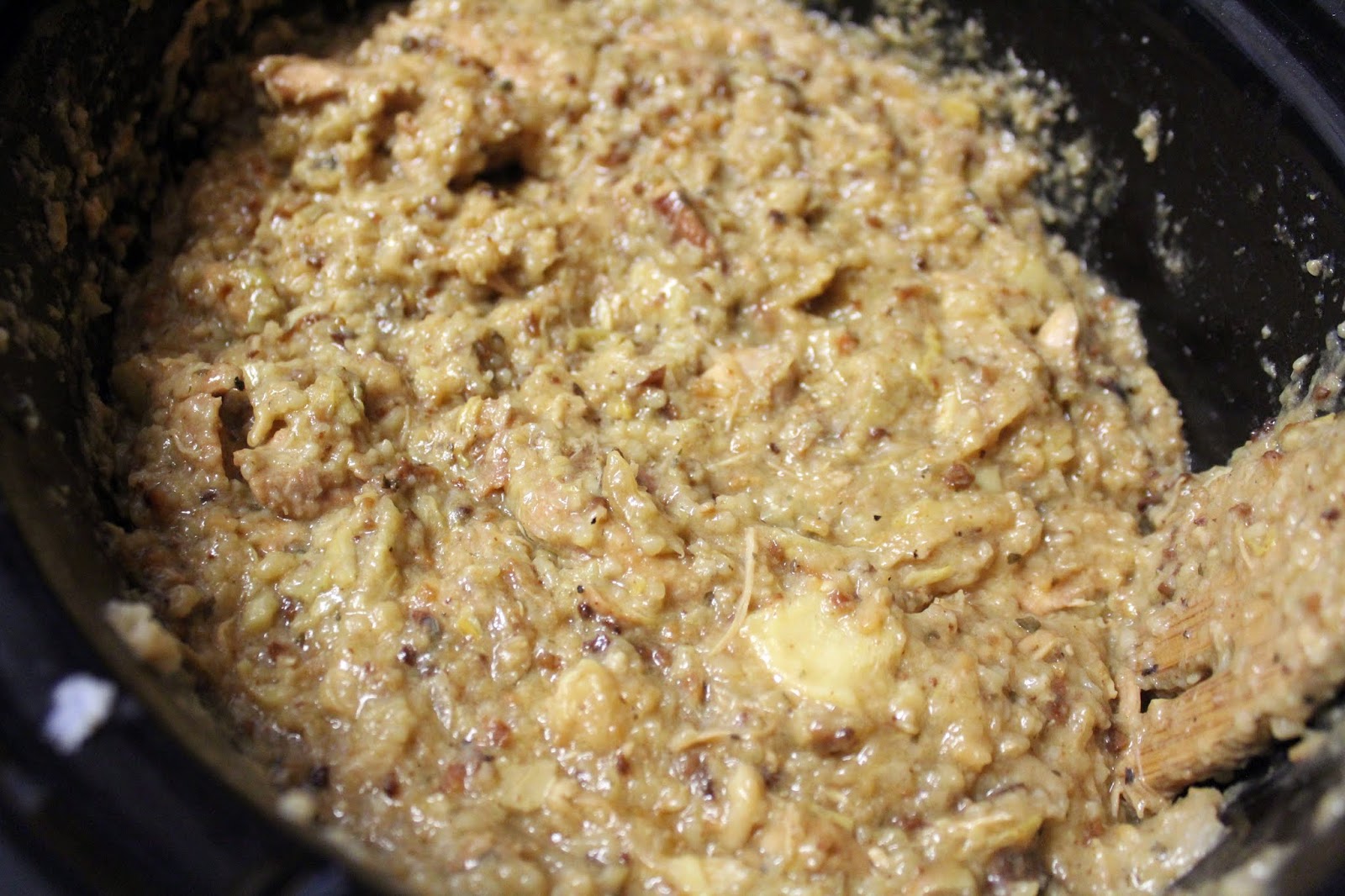 Chicken, Rice and Artichoke Crock Pot Dump Meal