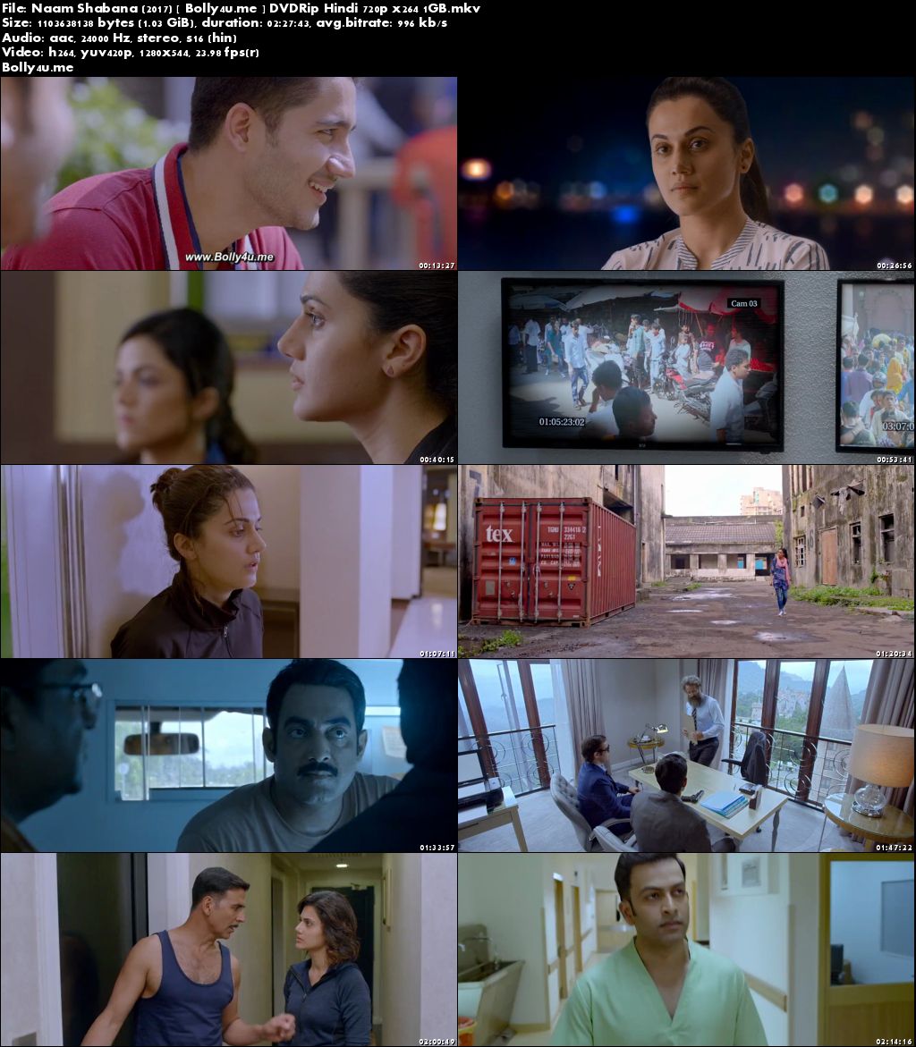 Naam Shabana 2017 DVDRip 400MB Full Hindi Movie Download 480p