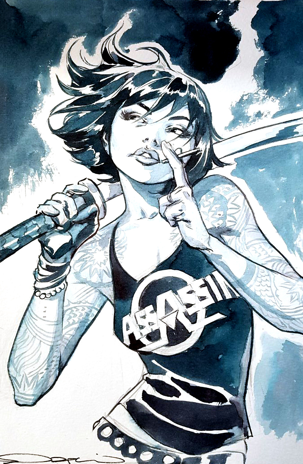 The Geeky Nerfherder ArtOfTheDay 'Saya Kuroki from Deadly Class' by