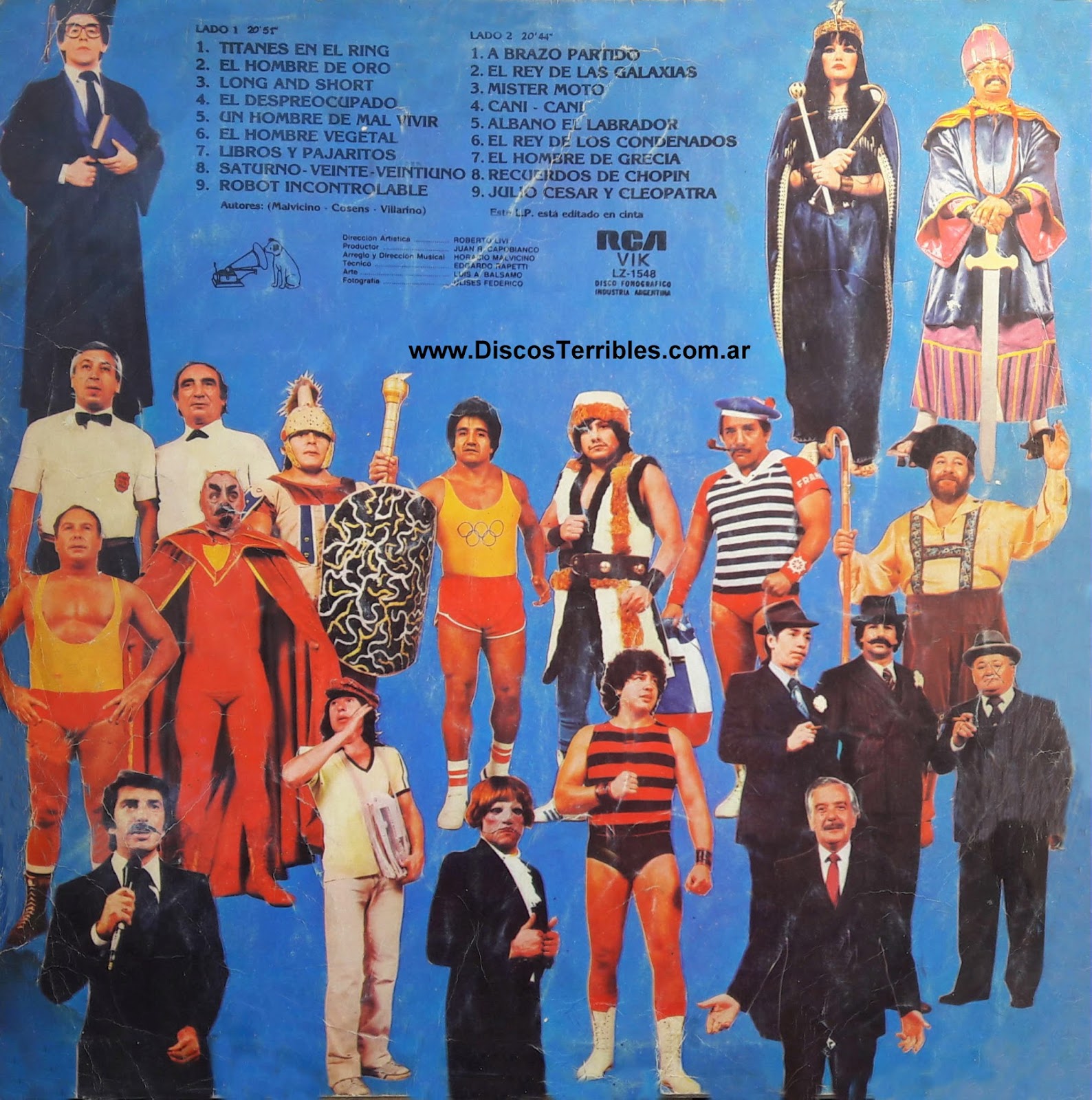 Discos Terribles Titanes en el Ring