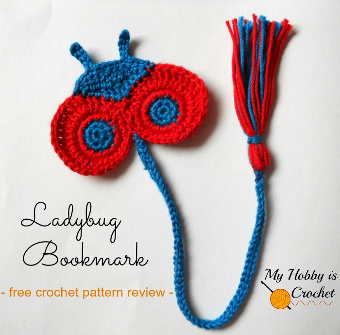 Bookmarks for Kids - 5 Free Crochet Patterns reviewed on My Hobby is Crochet Blog