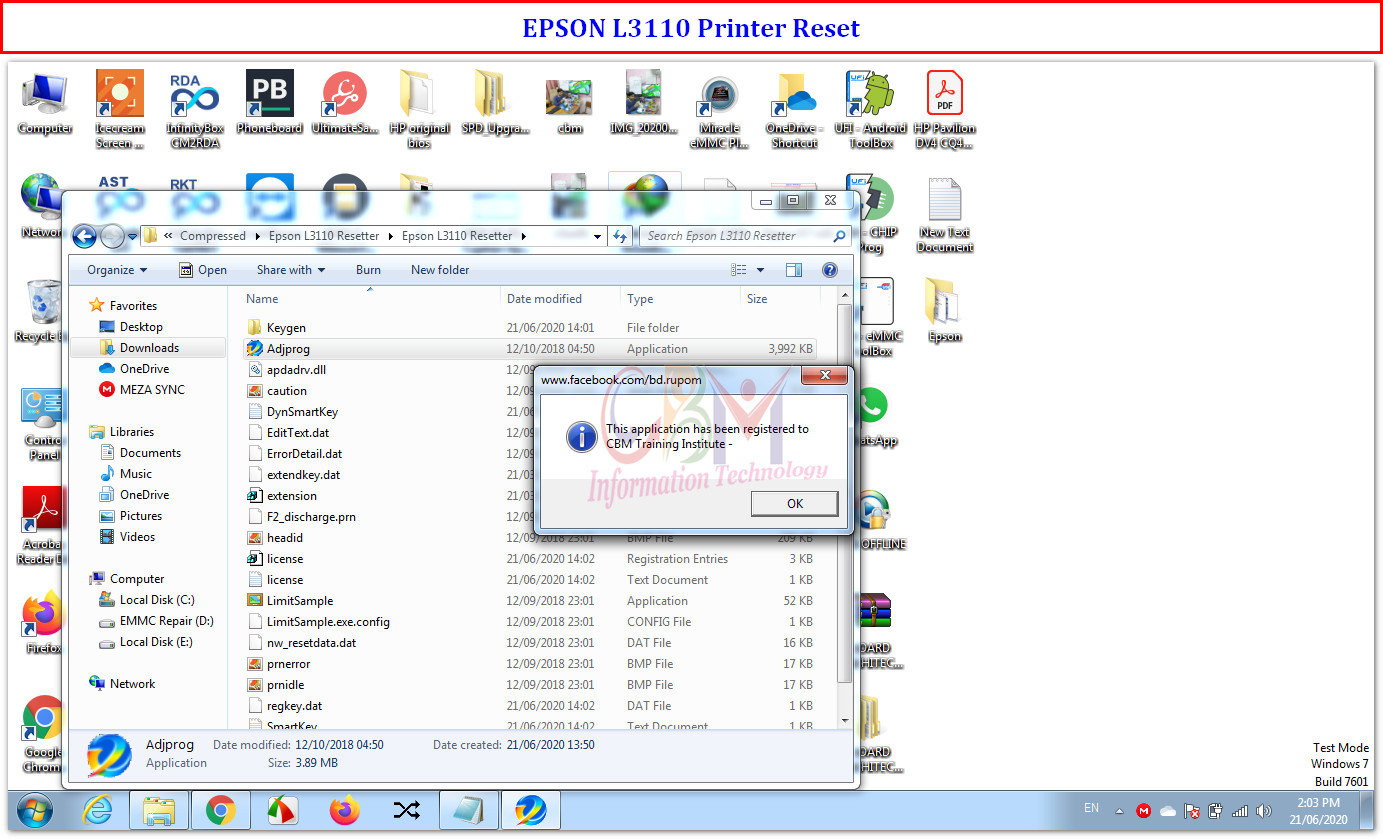 EPSON ProblemA printer's ink pad is at the end of its service life"