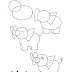 Aprender a dibujar elefante para niños