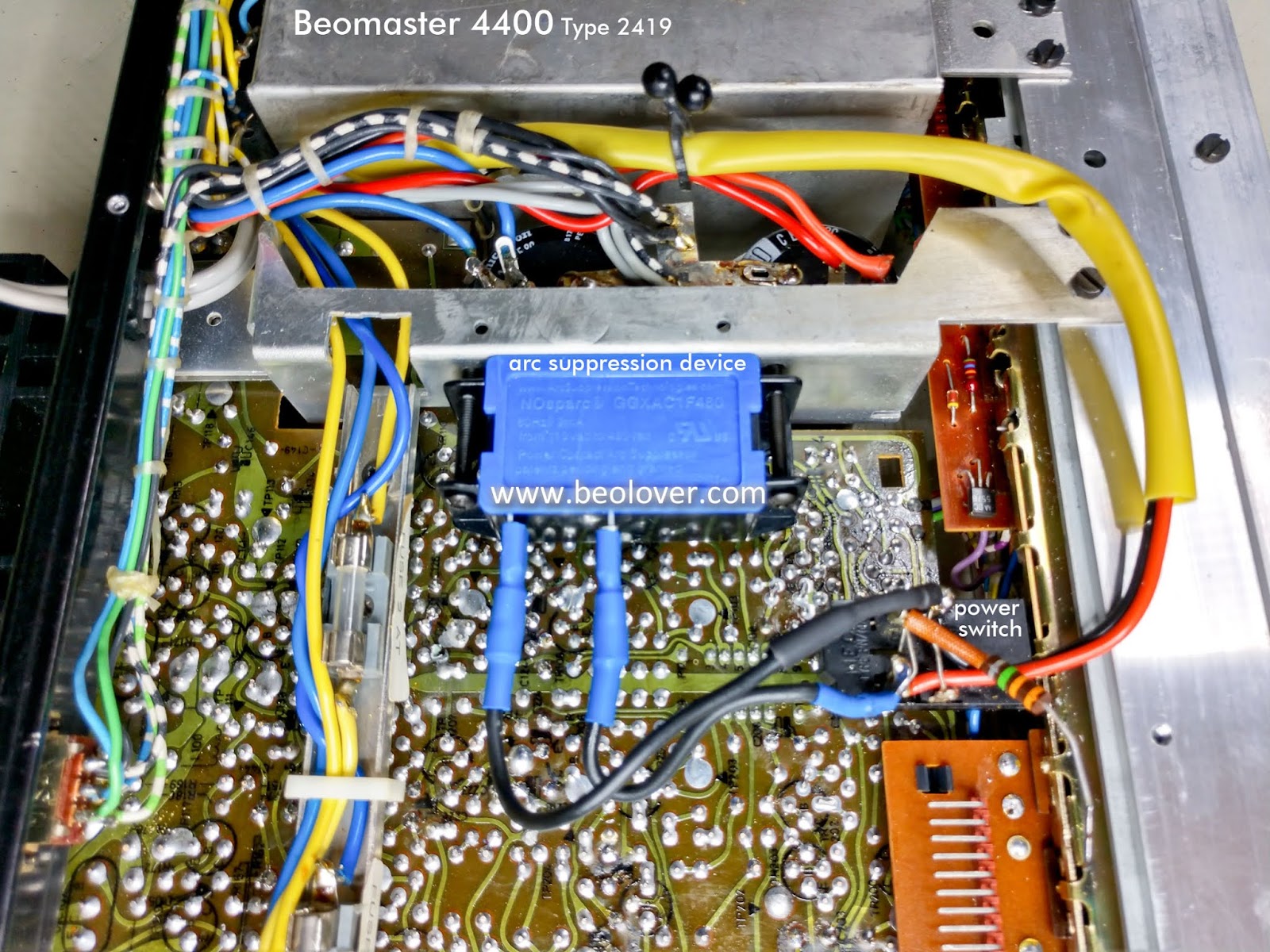 beolover Beomaster 4400 Type 2419 Personal Project Main PCB Recap