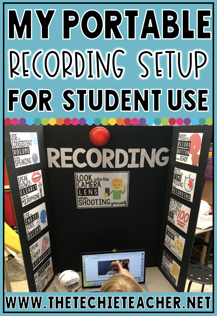 My Portable Recording Setup for Student Use When Recording in the Classroom