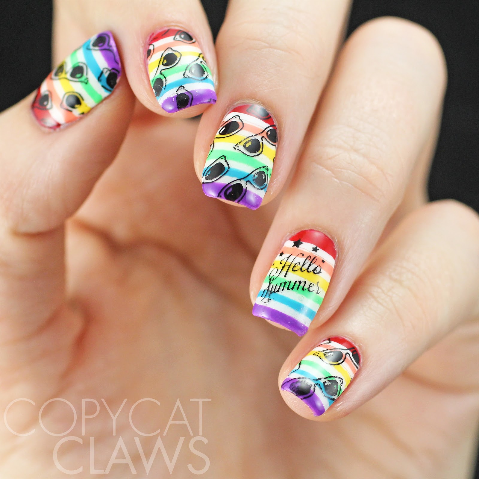 Copycat Claws: The Digit-al Dozen does Rainbows/40 Great Nail Art Ideas ...