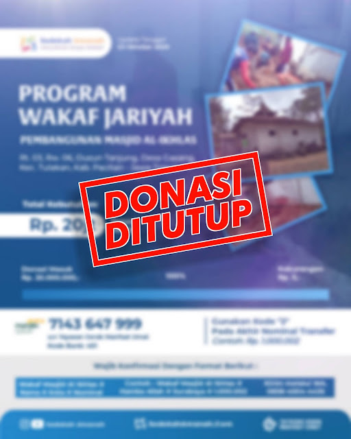Donasi Masjid Al Ikhlas Ndero Gasang Pacitan Donasi Masjid Al Ikhlas Ndero Gasang Pacitan