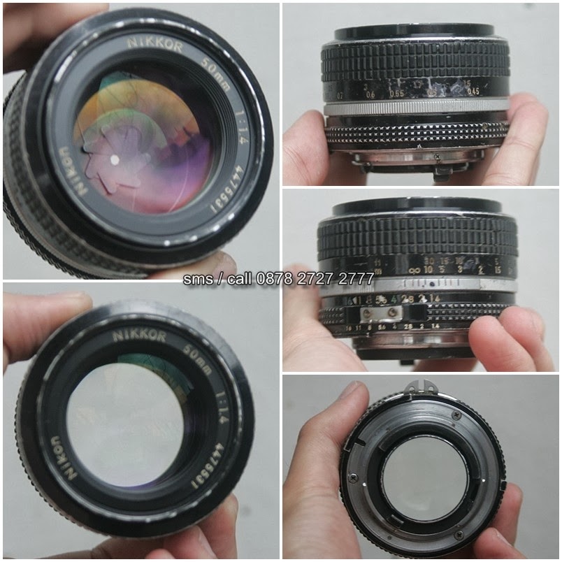 nikon 50mm f1.4 Ai lensa manula