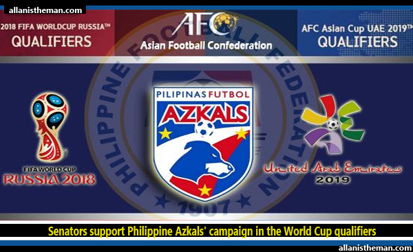 Senators support Philippine Azkals' campaign in the World Cup qualifiers