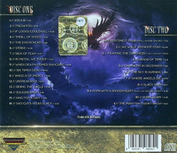 PRIMAL FEAR - Best Of Fear +4 (2017) back