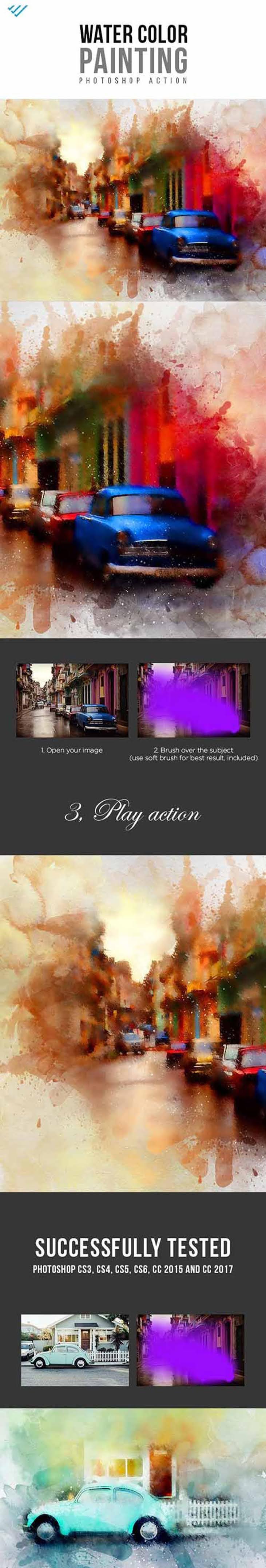 GraphicRiver - Water Color Painting Photoshop Action 18707132 2 sv