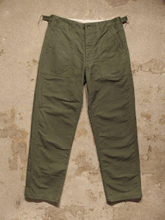 Engineered Garments "In Olive Cotton Double Cloth Issue"