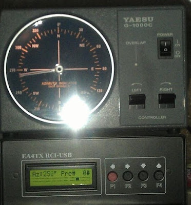 Yaesu G-1000 con iluminación original