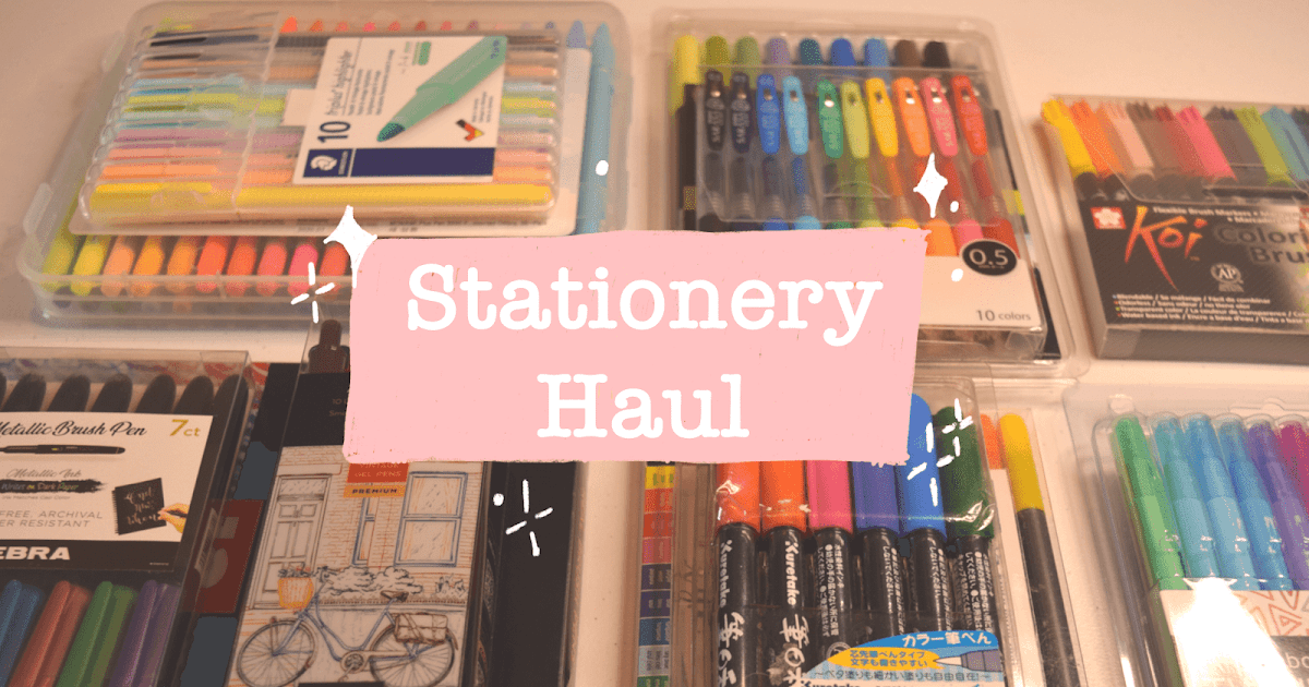 Prep For A Day STATIONERY HAUL (VIDEO)