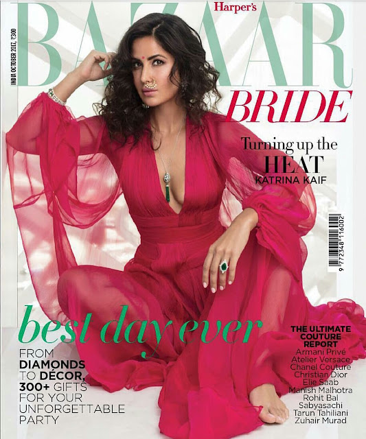 Katrina Kaif on October 2017 Harper's Bazaar Bride