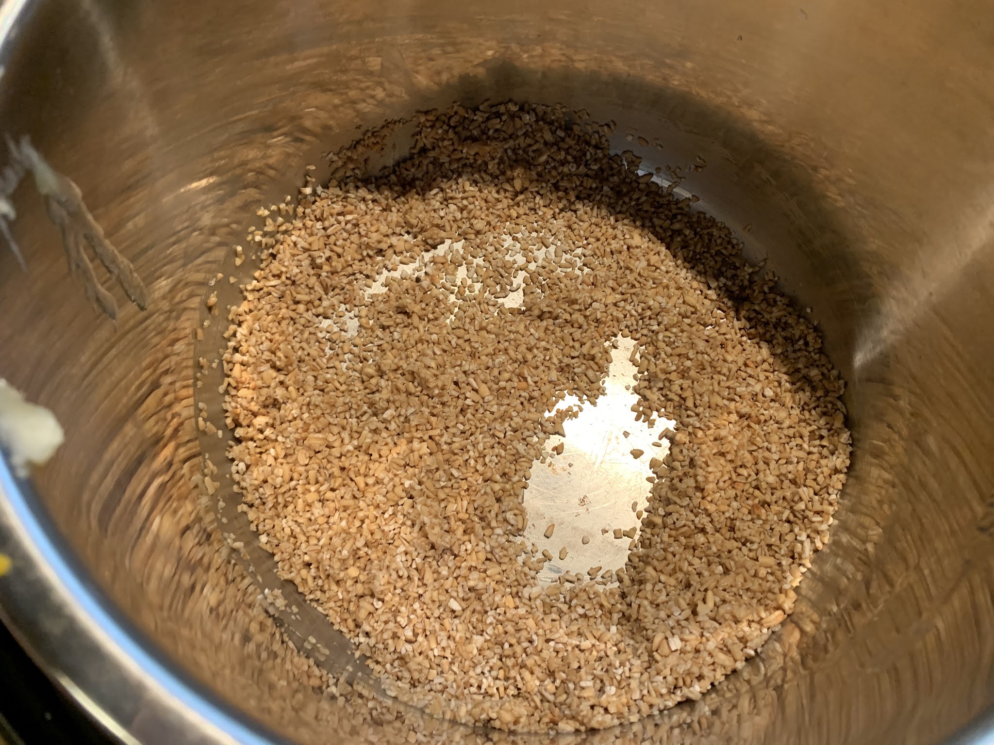 Steel Cut Oats with Maple Syrup & Raisins — Instant Pot Style