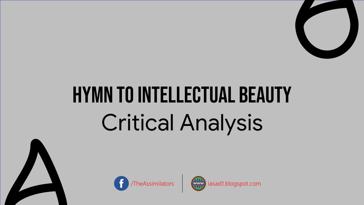 Hymn to Intellectual Beauty - Critical Analysis