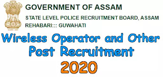 Assam Police Various Post Recruitment 2020