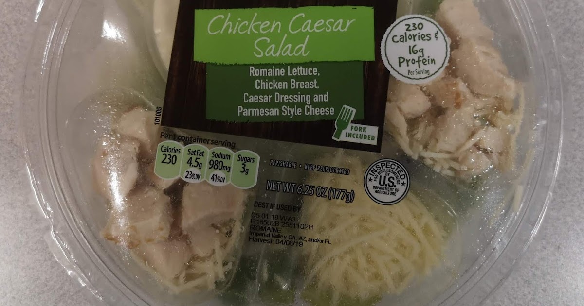 Little Salad Bar Chicken Caesar Single Serve Salad Bowl (Aldi)