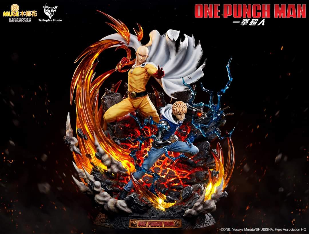 Figura One Punch-Man Saitama y Genos por TriEagles Studio