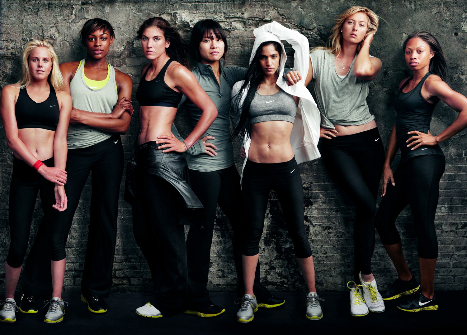 Female Athletes in Nike Make Yourself Ads Outside The Match