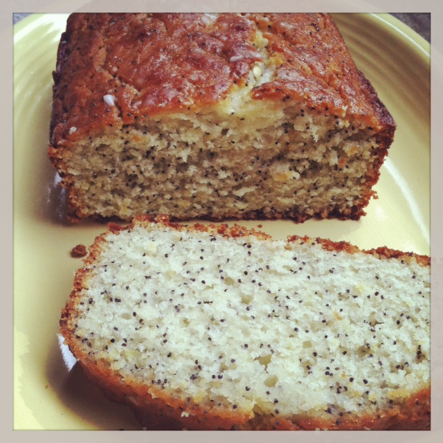 The Martha in Me Lemon Poppy Seed Bread w/ Greek Yogurt