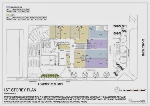 Hexacube @ Changi 1st storey floor plan
