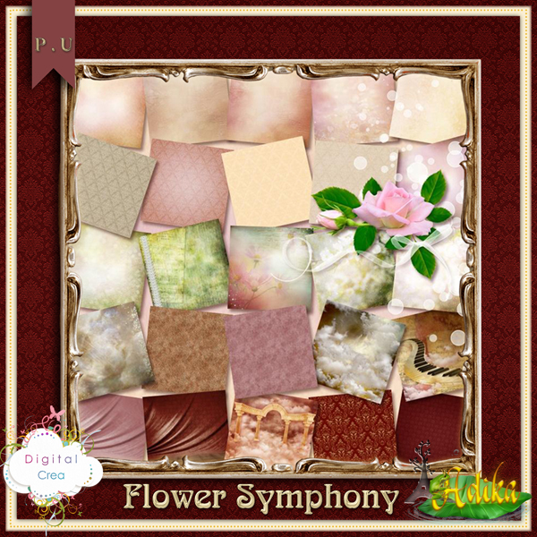 Adika Scrap Flower Symphony